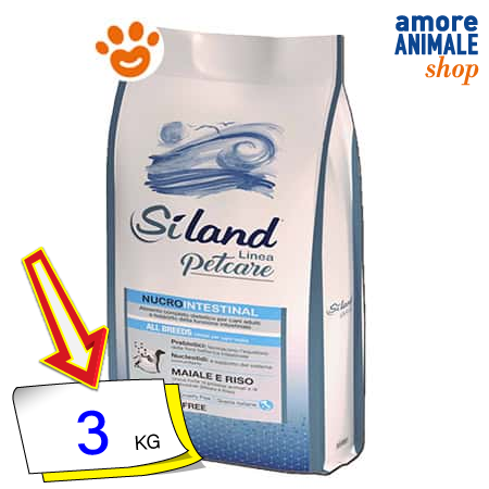 Siland Dog Nucrointestinal All Breeds Maiale e Riso Cibo Secco Cani 3/12 Kg: 2 → Sacchi da 12 kg/SIT000076602 img