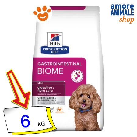 Hill's Prescription Diet Gastrointestinal Biome Mini secco per cani - 6 kg img 1
