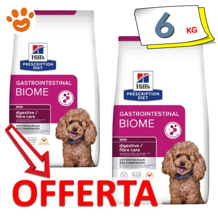 Hill's Prescription Diet Gastrointestinal Biome Mini secco per cani - 6 kg img 2