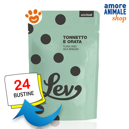 Lev al Tonnetto e Orata per Gatti - 60 g, 6 pezzi img 2