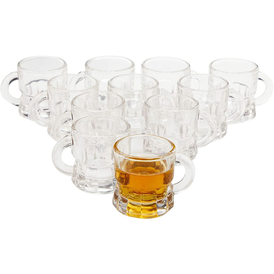 Bicchieri In Plastica 3D Bicchieri Da Shot A Forma Di Teschio Halloween, 4 Pezzi Da 55 Ml, Plastica Trasparente - Per Feste E Decorazioni Shot Glass Halloween