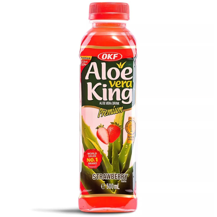 Bevanda OKF Aloe Vera King 30% Aloe drink naturale 500ml vari gusti - Foto 8 di 12