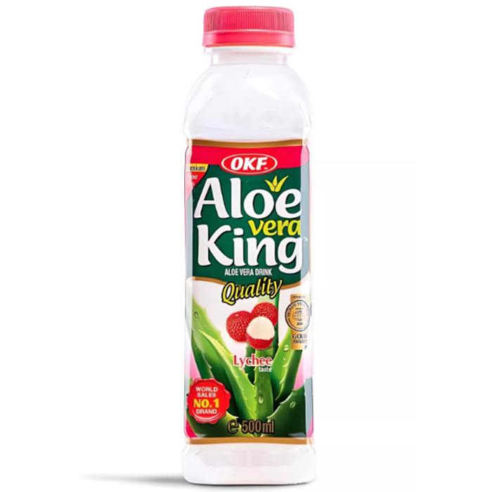 Bevanda OKF Aloe Vera King 30% Aloe drink naturale 500ml vari gusti - Foto 9 di 12
