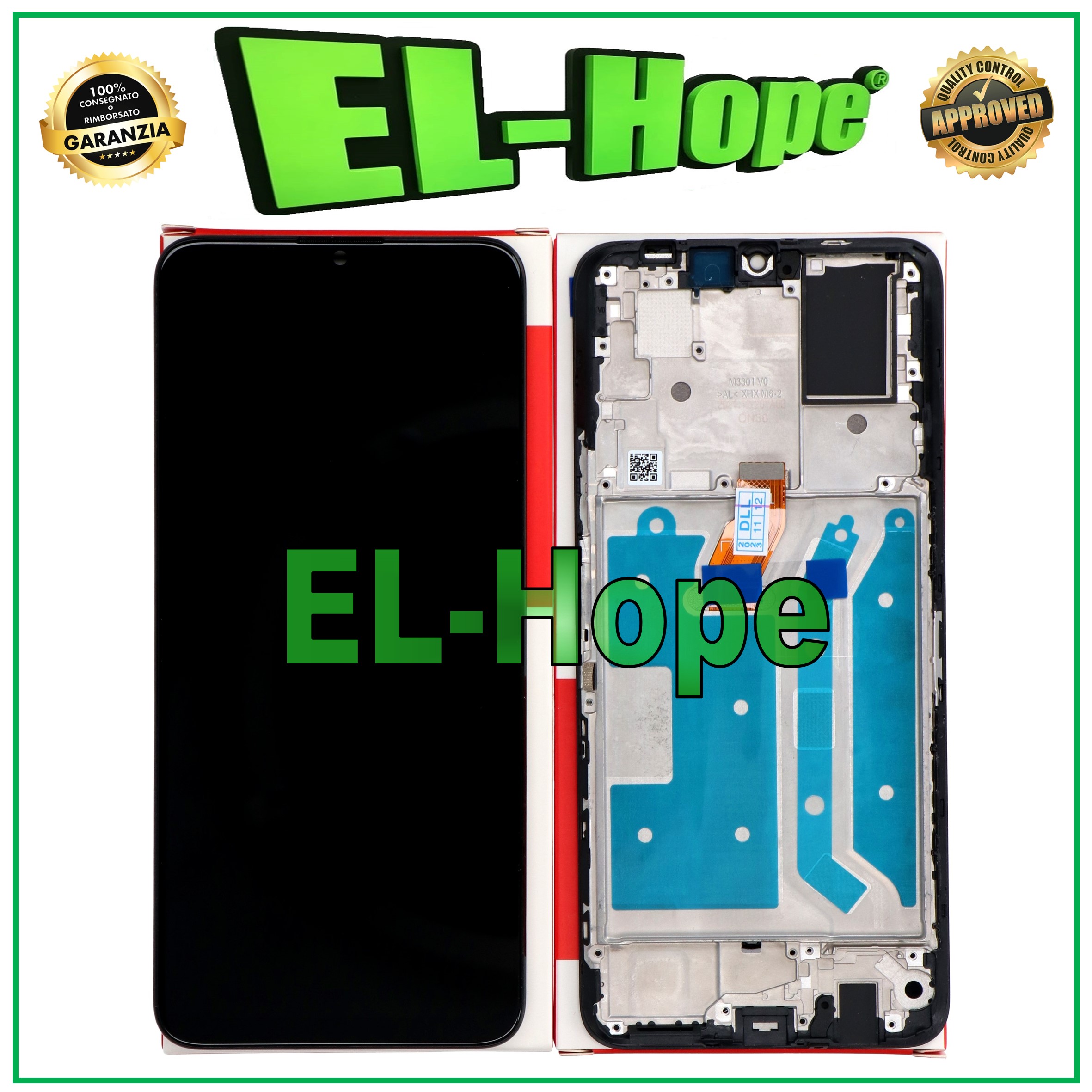 Schermo LCD Per Honor X7 (CMA-LX1) Con Kit Riparazione - Display Digitalizzatore Touch Screen + Attrezzi, Nero - 4