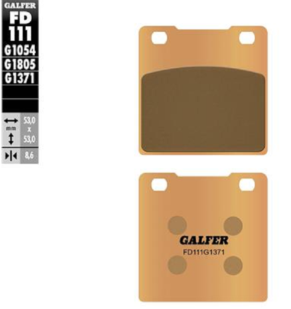 Galfer Sintered Brake Pads For KAWASAKI GPZ ZX ZRX 1100 | eBay