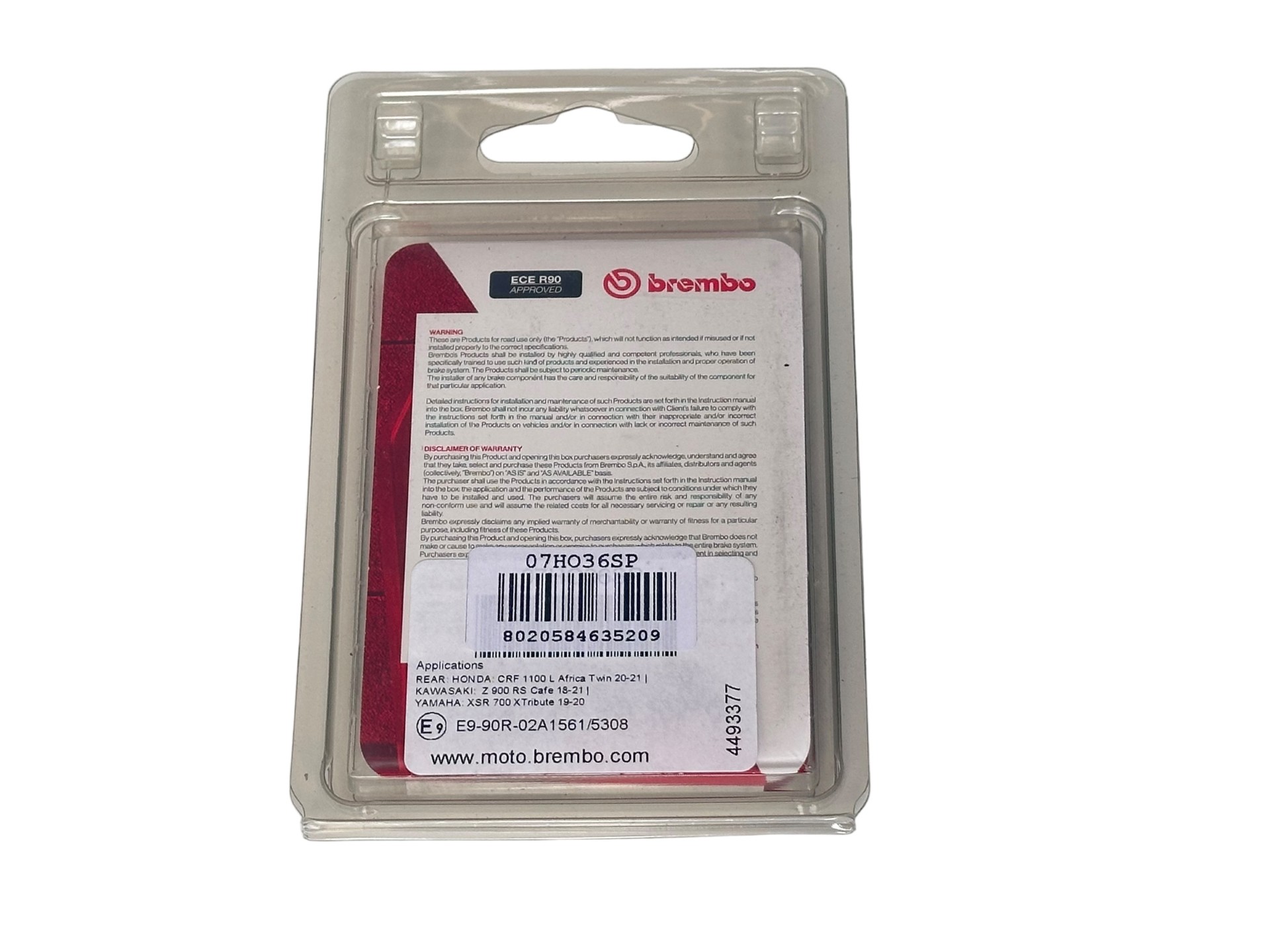 Rear Sintered Brake Pads SP BREMBO for KAWASAKI NINJA ZX4R 2024 | eBay